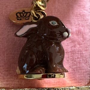 NEW IN BOX NWT 2010 Juicy Chocolate Bunny Rabbit Charm YJRU3742 Limit Ed Tag Box